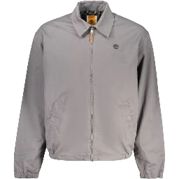 Gray Cotton Bomber