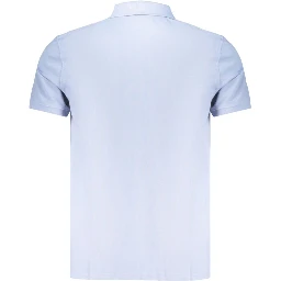 Azzurro Cotton Men Polo Shirt