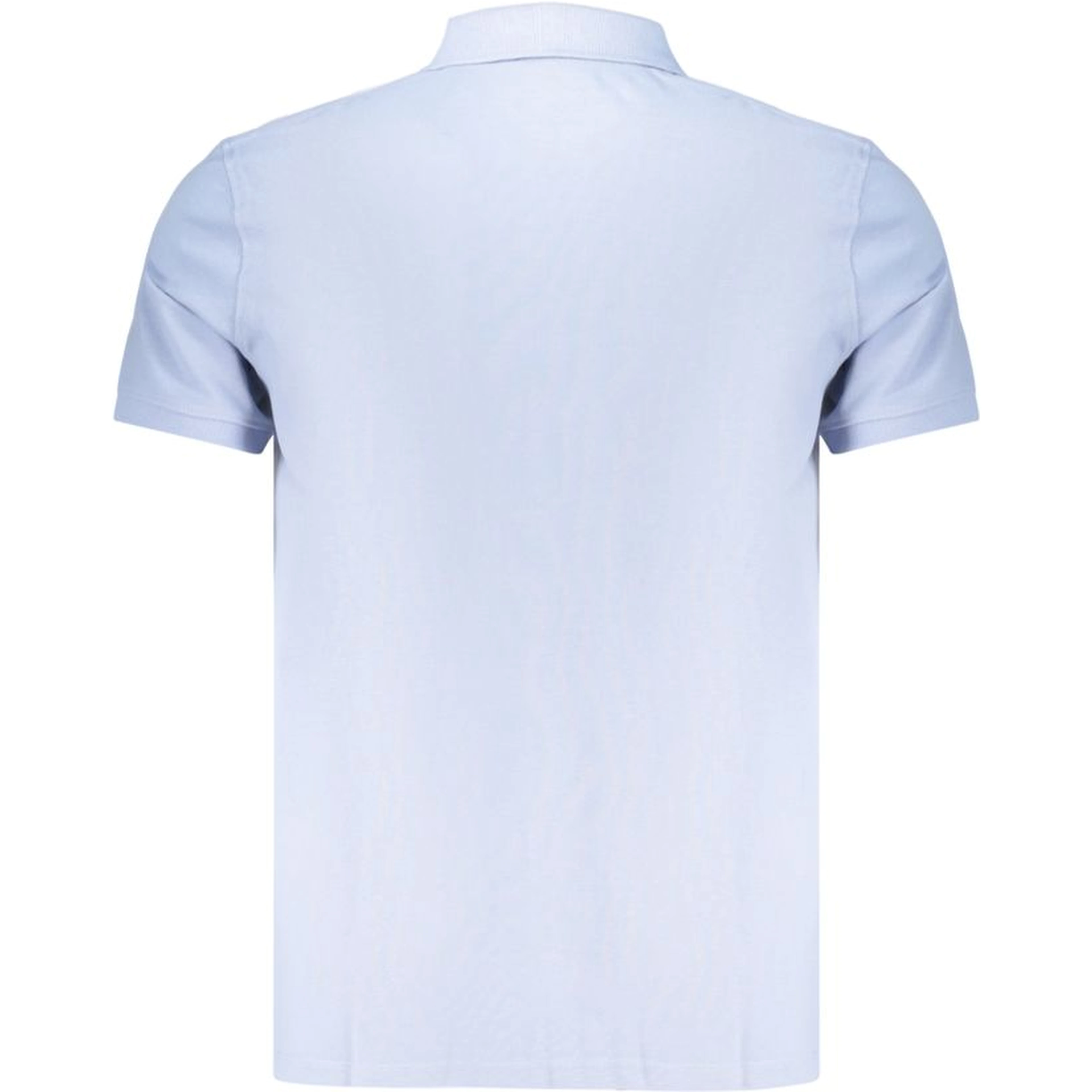 Azzurro Cotton Men Polo Shirt