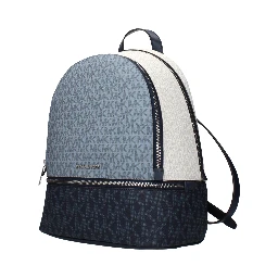 Blue Fabric Backpack