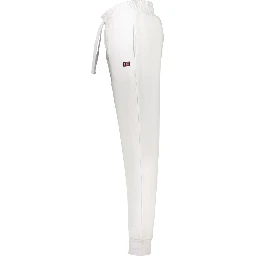 White Cotton Men's Sweatpant