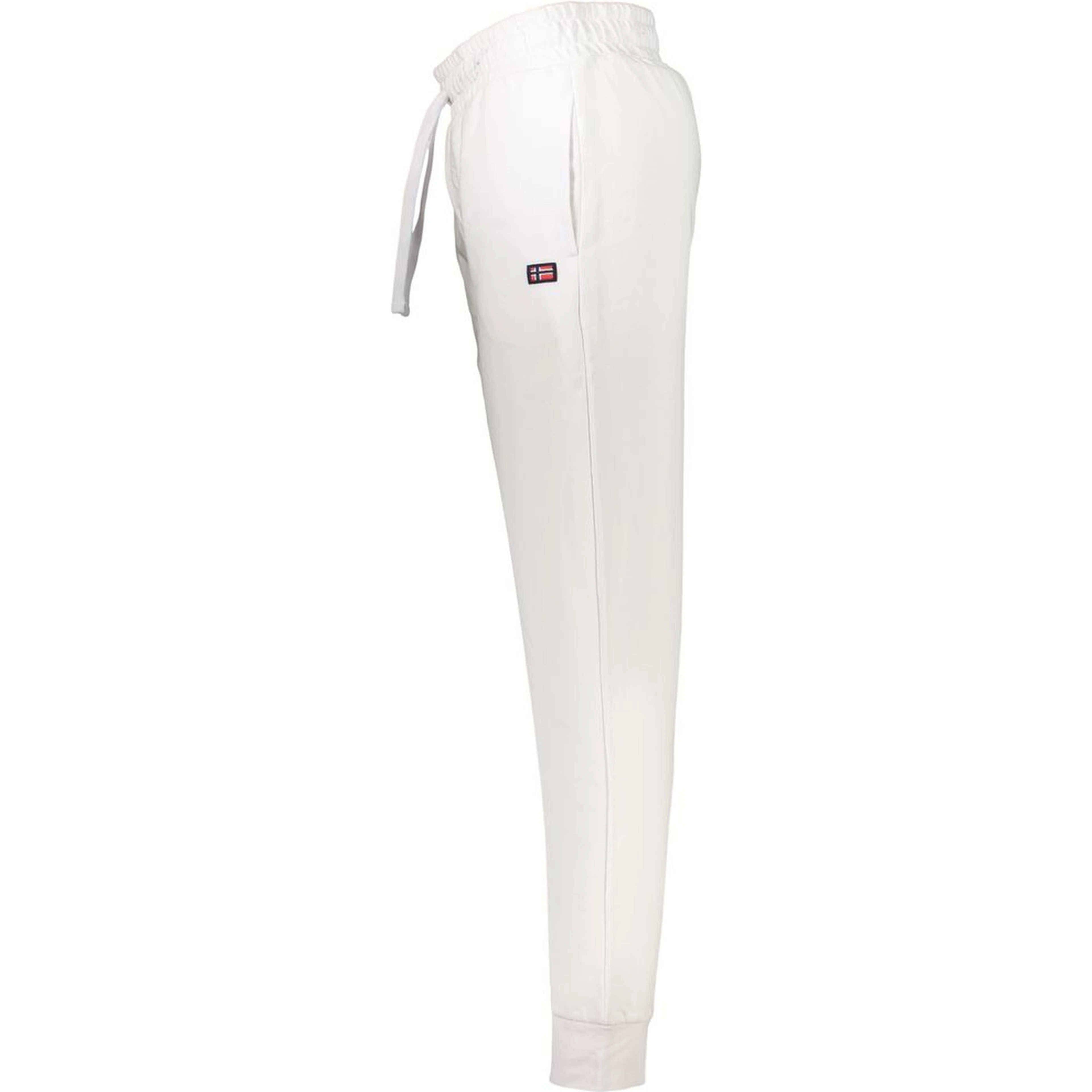 White Cotton Men's Sweatpant
