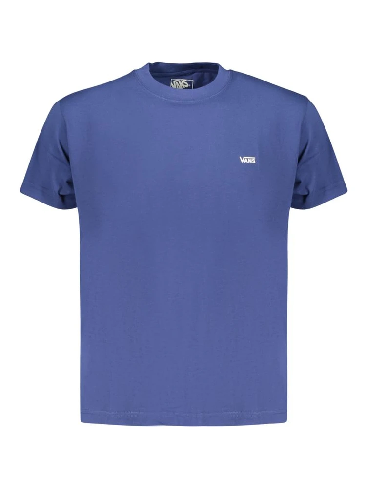 Blue Cotton Men T-Shirt