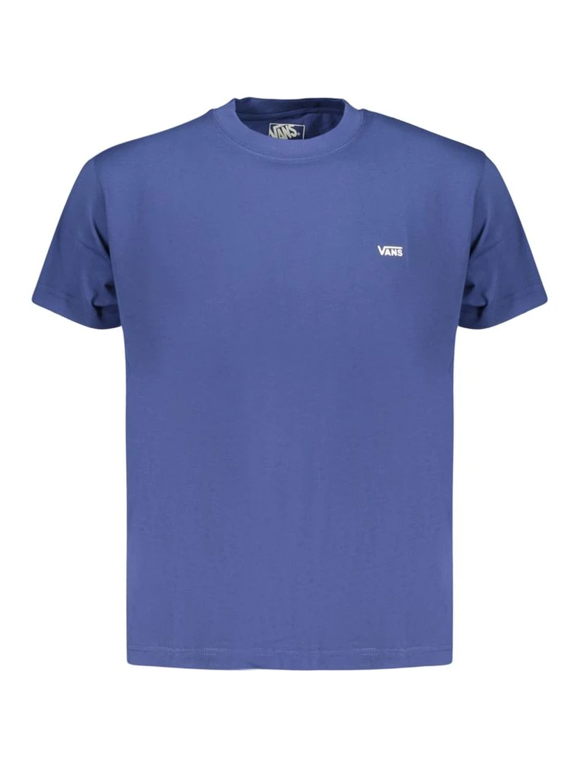 Blue Cotton Men T-Shirt