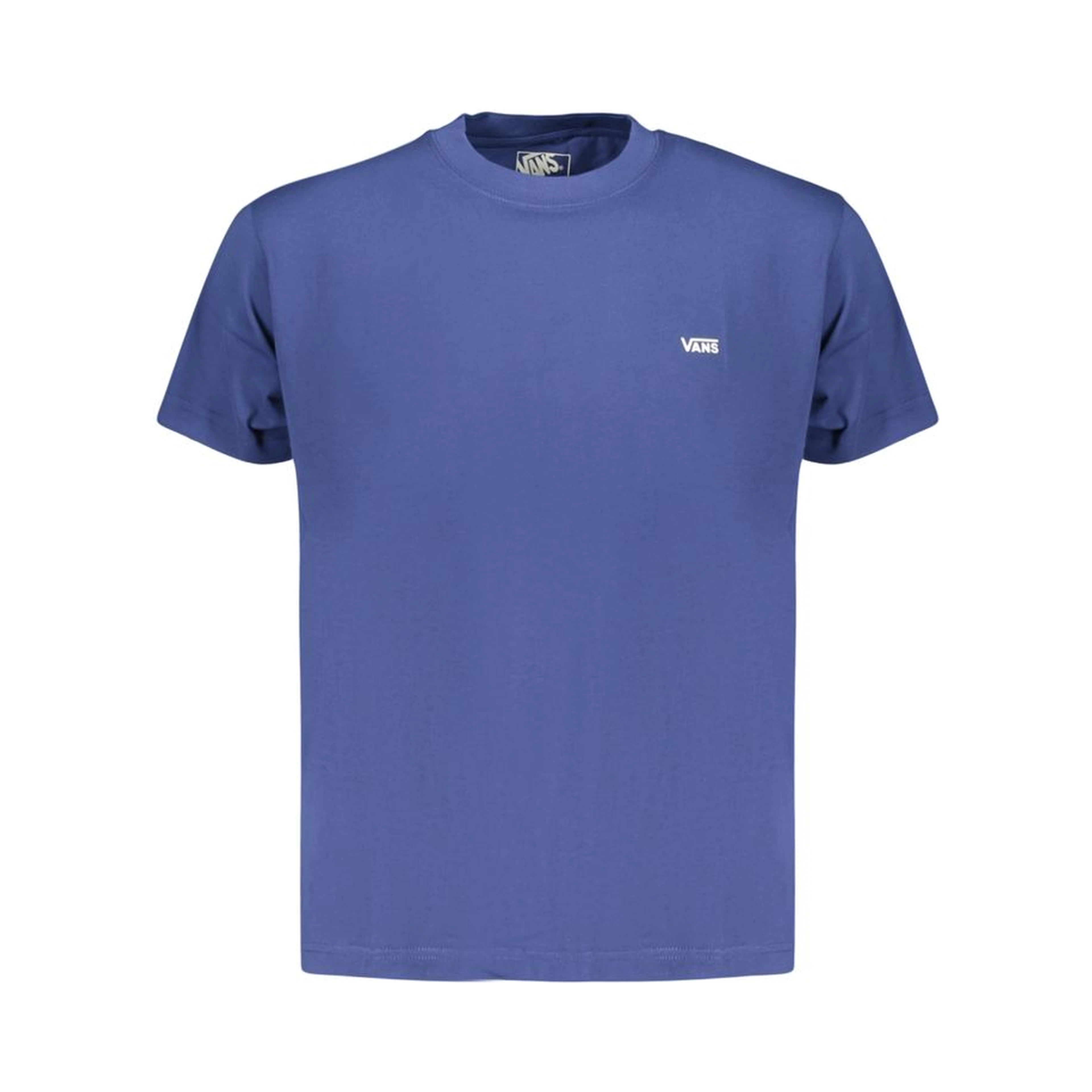 Blue Cotton Men T-Shirt