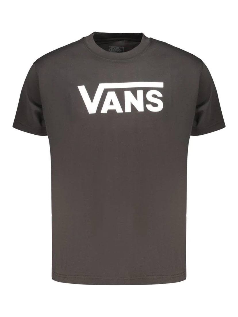 Black Cotton Men T-Shirt