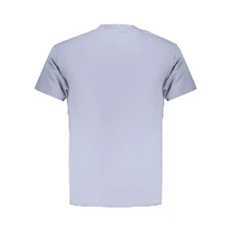 Azzurro Cotton Men T-Shirt