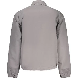 Gray Cotton Bomber