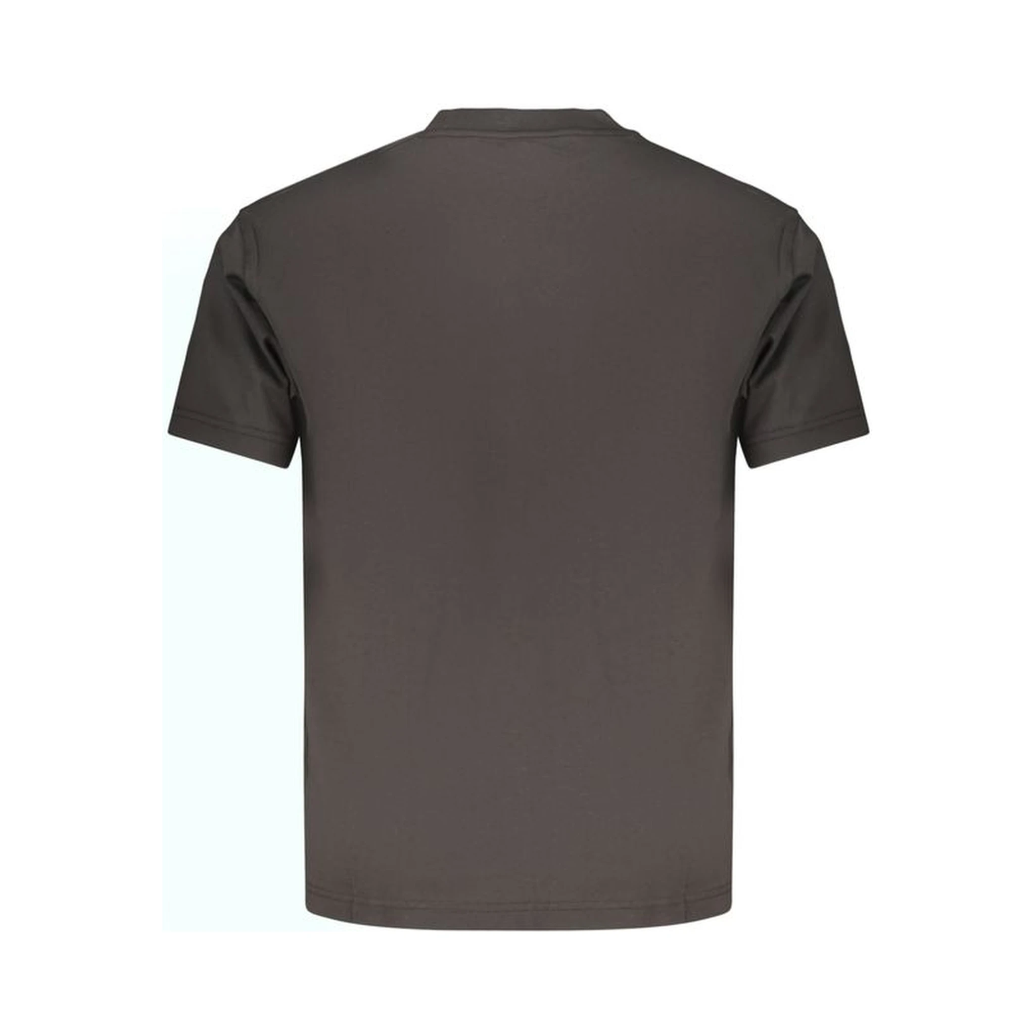 Black Cotton Men T-Shirt
