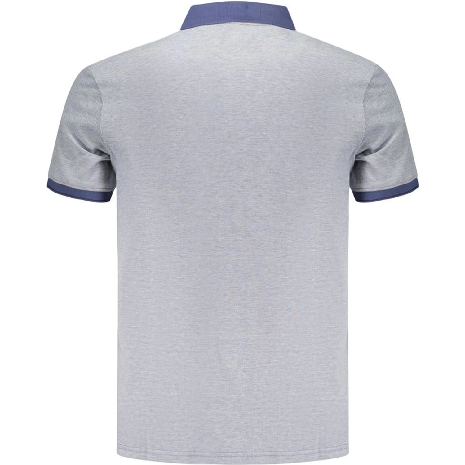 Blue Cotton Men's Polo Shirt
