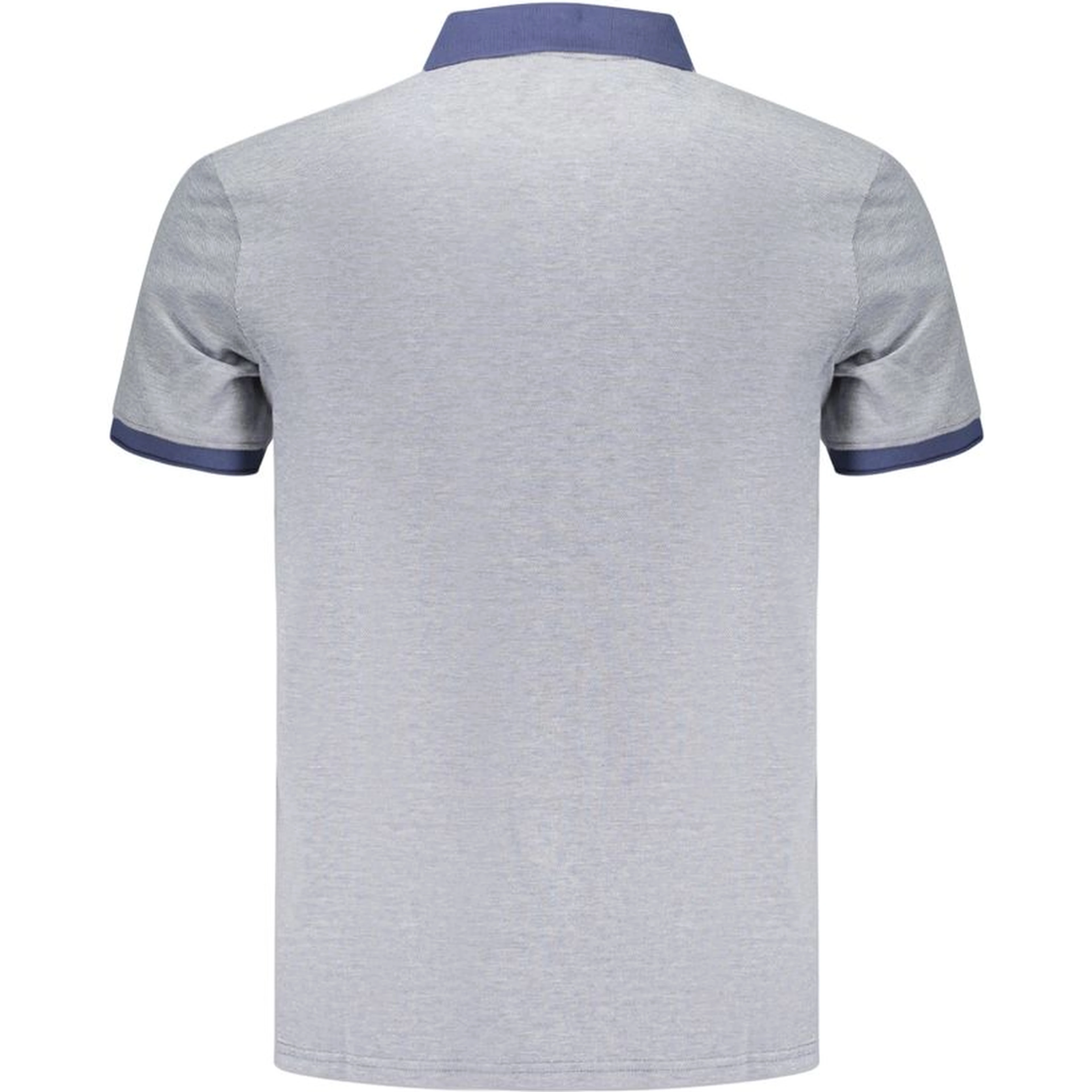 Blue Cotton Men's Polo Shirt