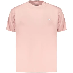 Pink Cotton Men T-Shirt