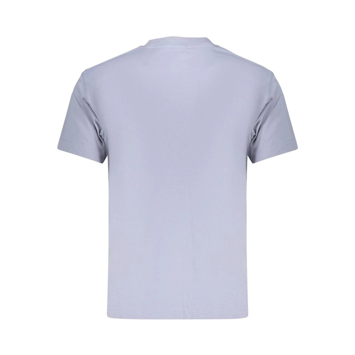 Blue Cotton Men's T-Shirt