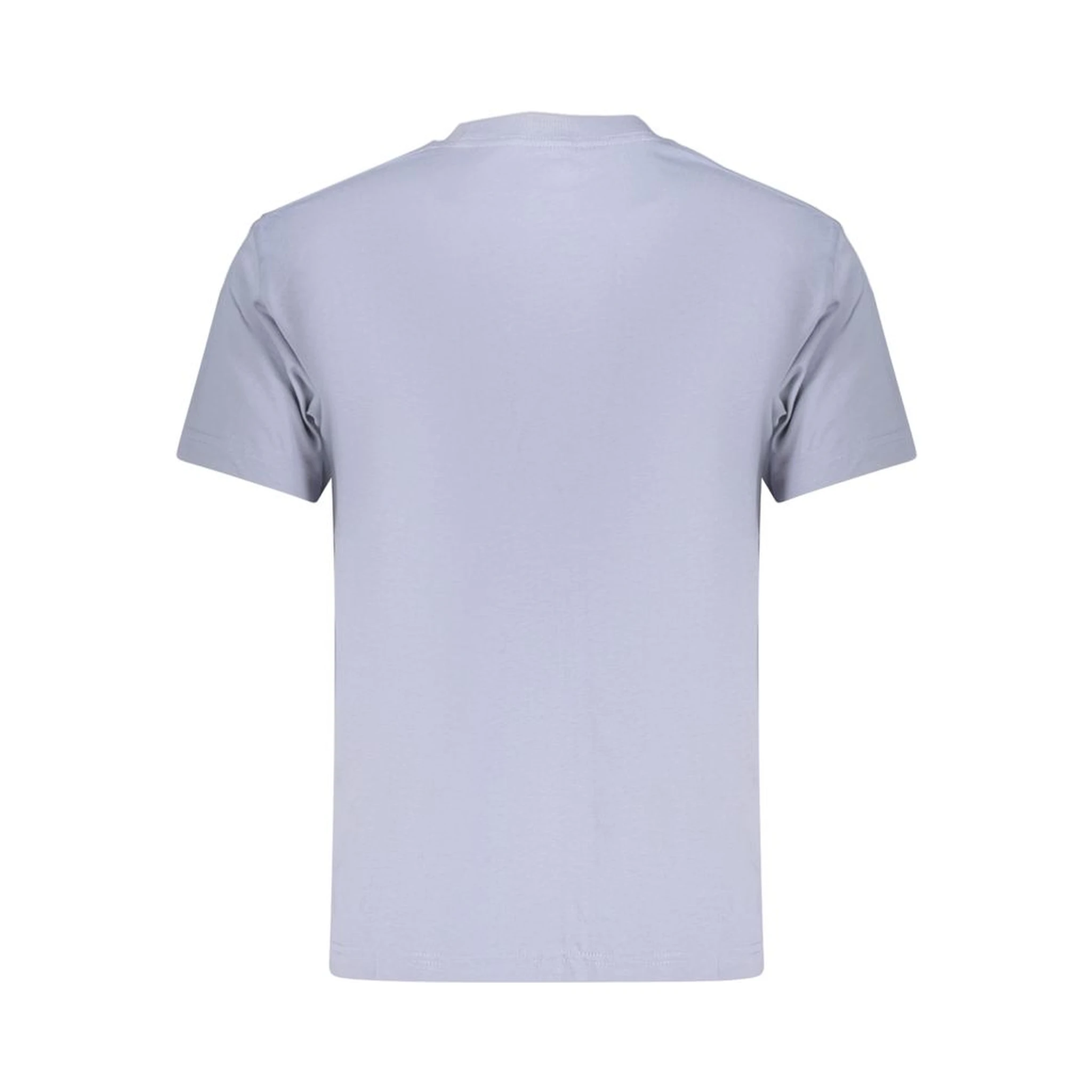 Blue Cotton Men's T-Shirt