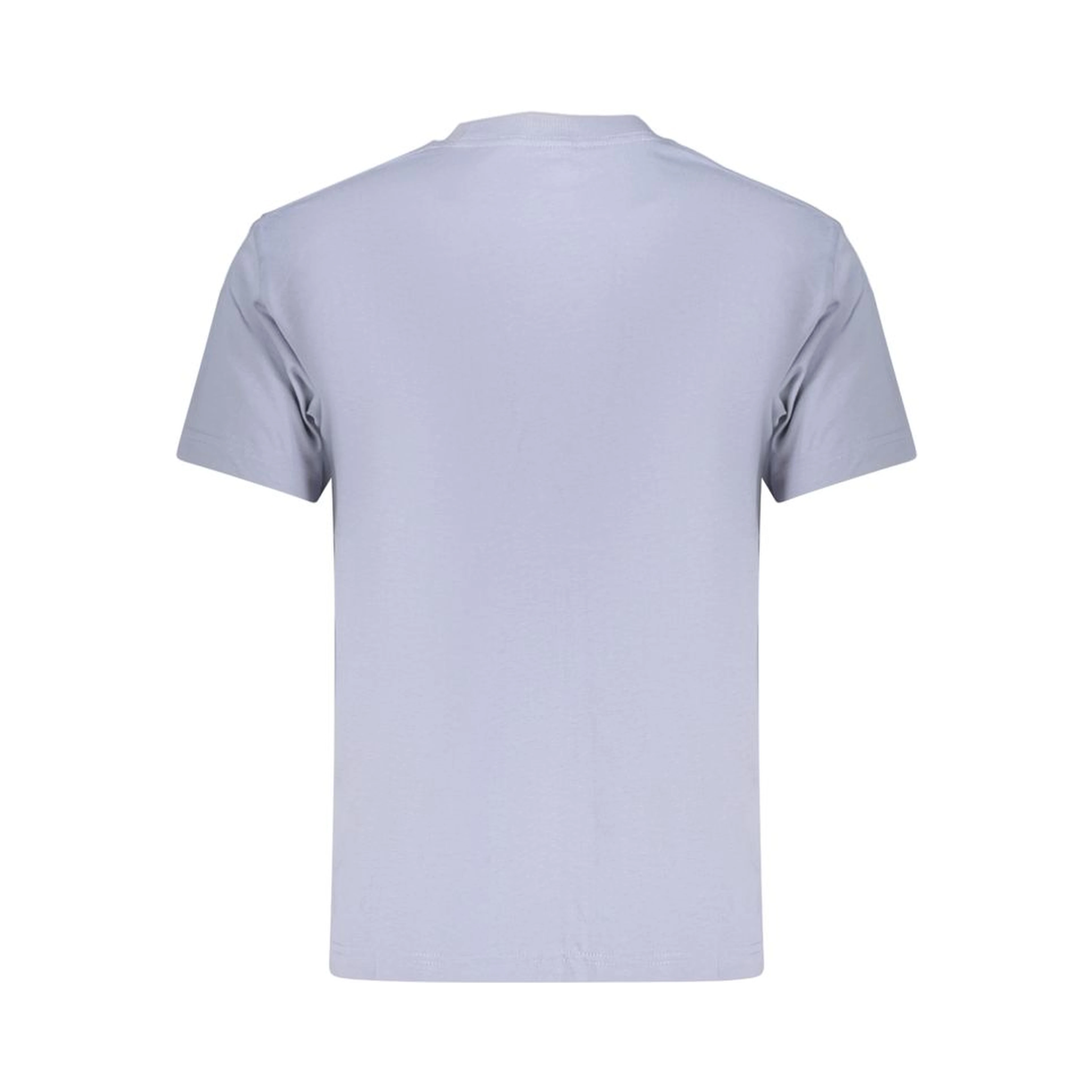 Blue Cotton Men's T-Shirt
