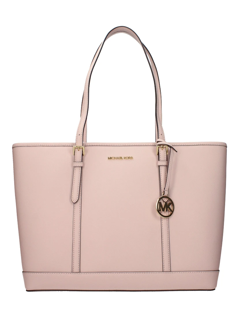 Pink Leather Shoulder Bag