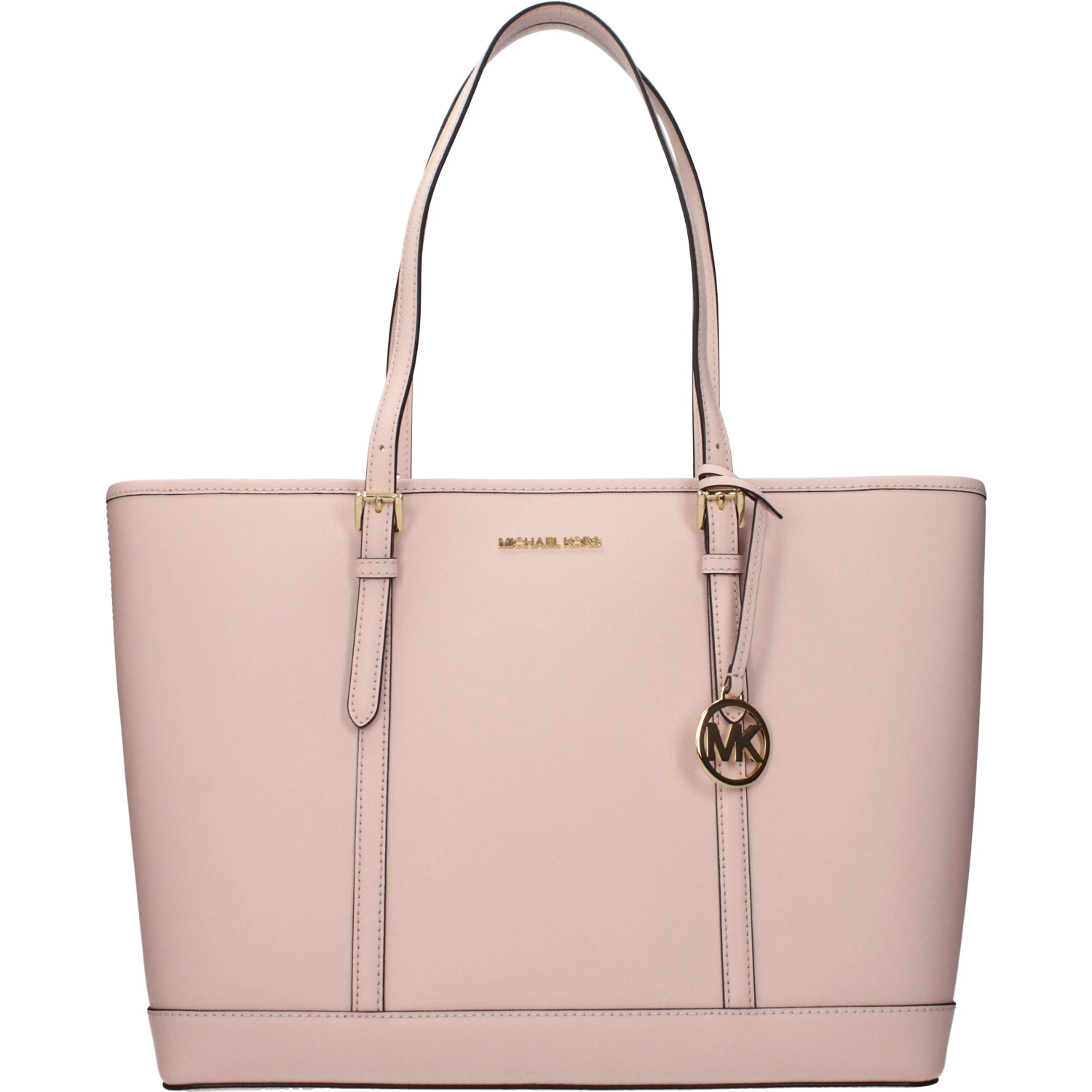 Pink Leather Shoulder Bag