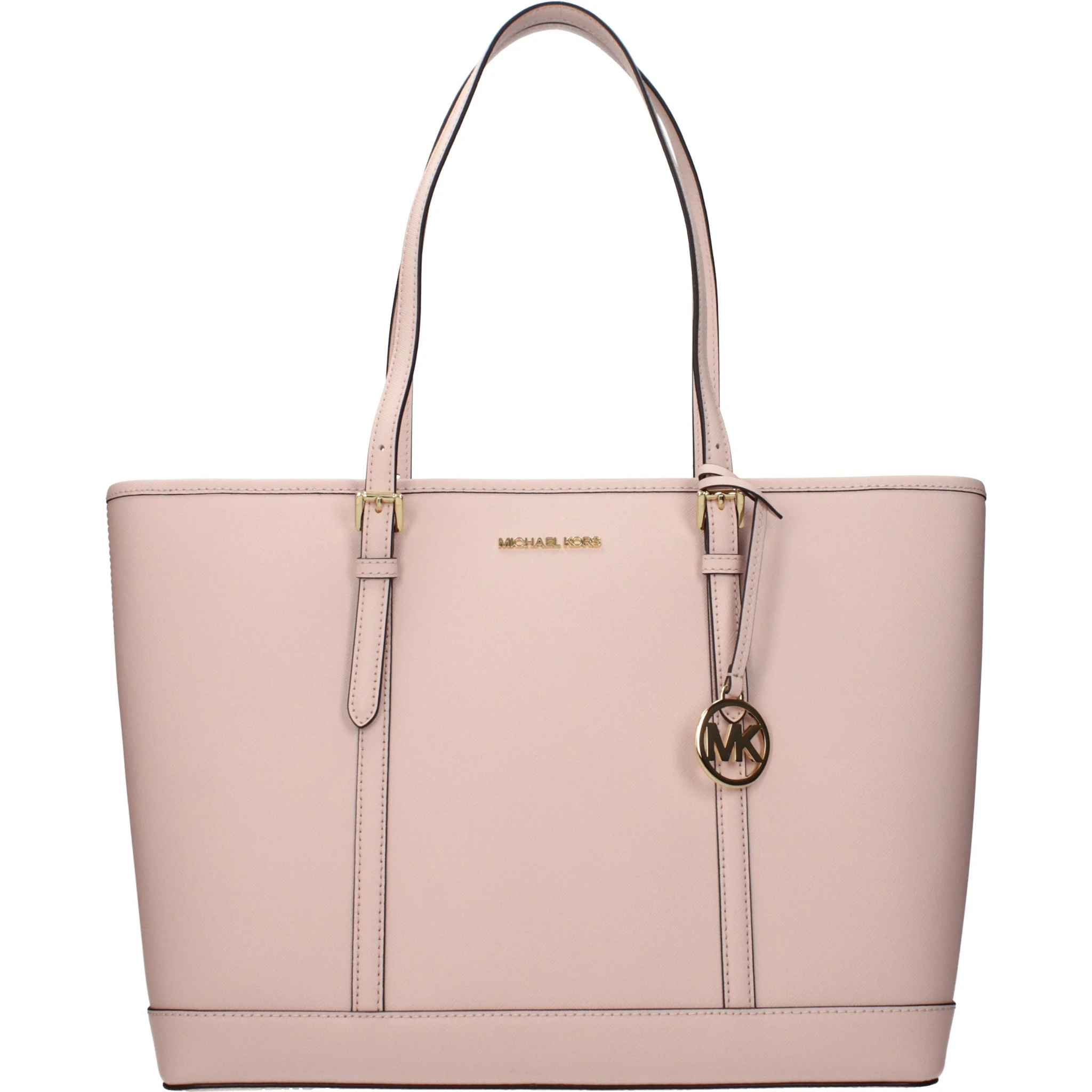 Pink Leather Shoulder Bag