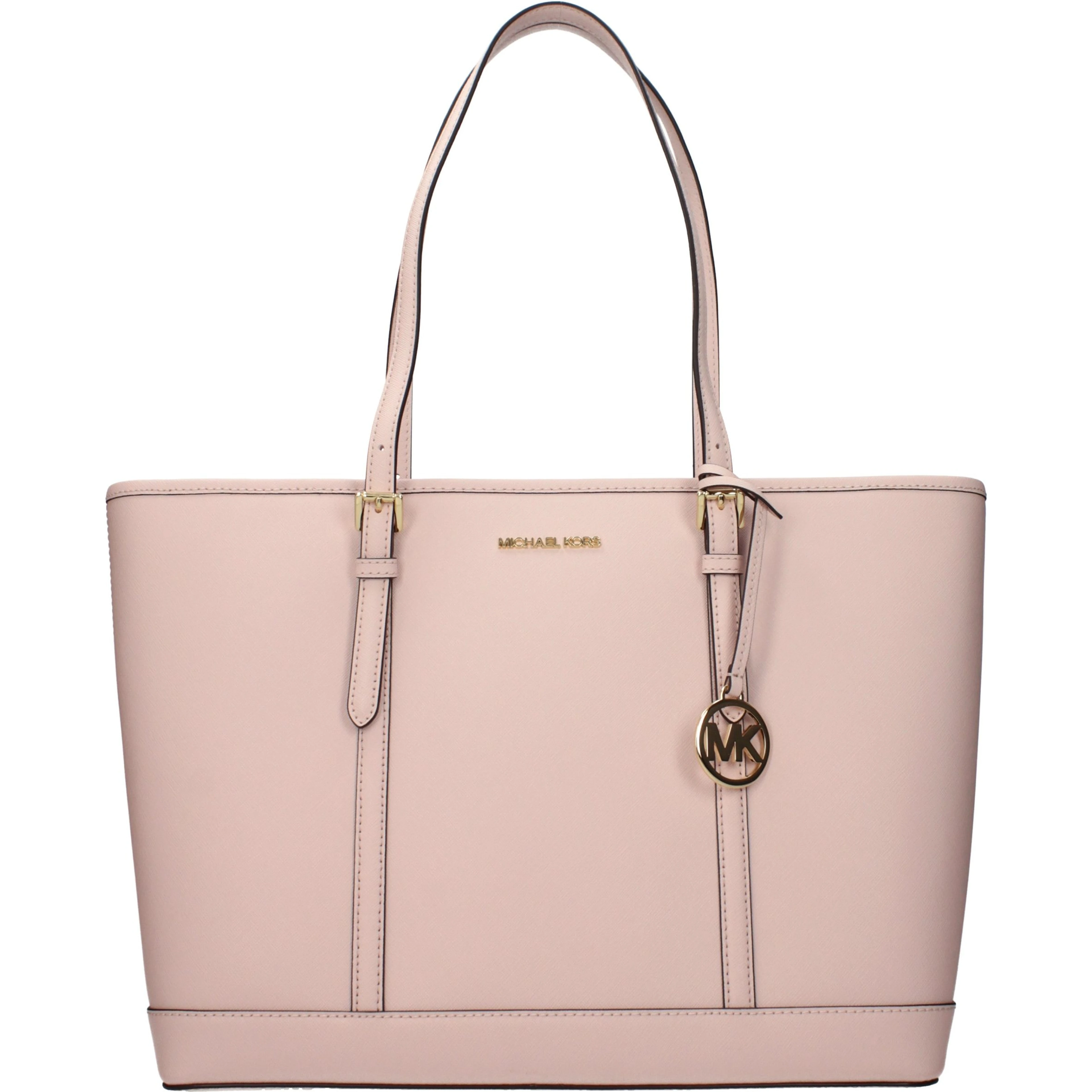 Pink Leather Shoulder Bag