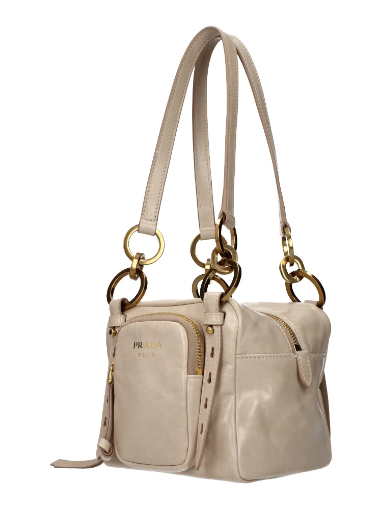 Pink Leather Shoulder Bag alternative