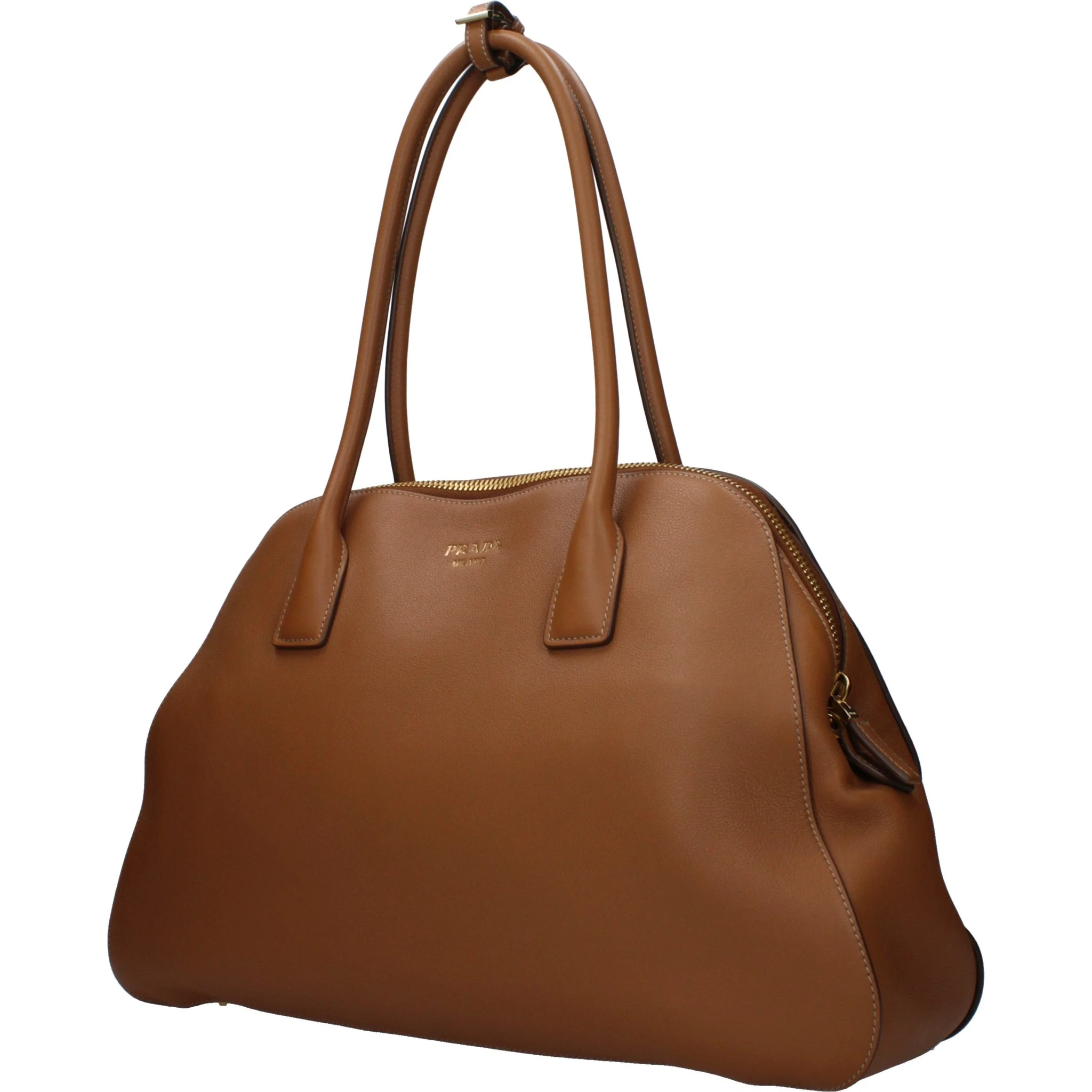 Brown Leather Shoulder Bag