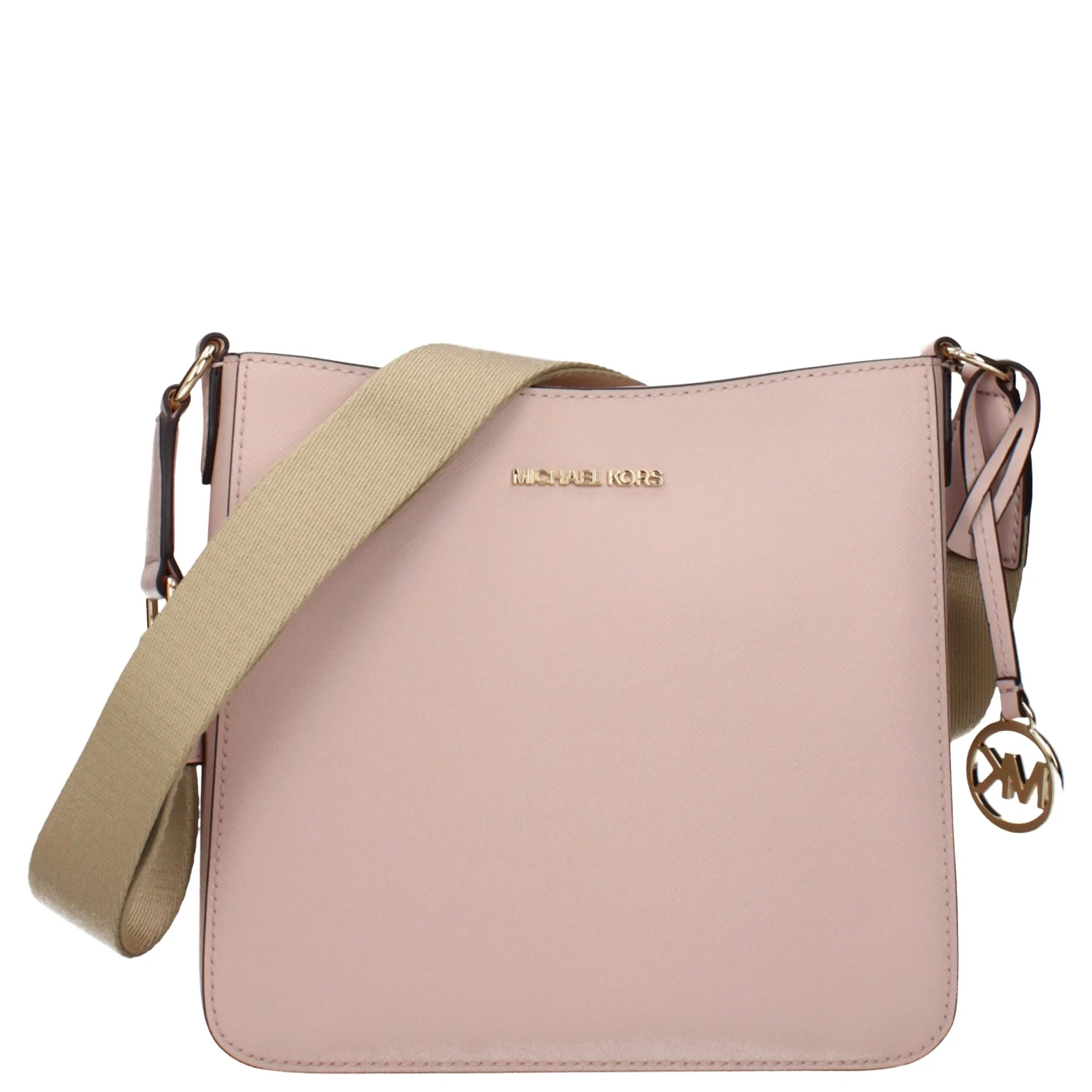 Pink Leather Shoulder Bag