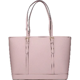 Pink Leather Shoulder Bag