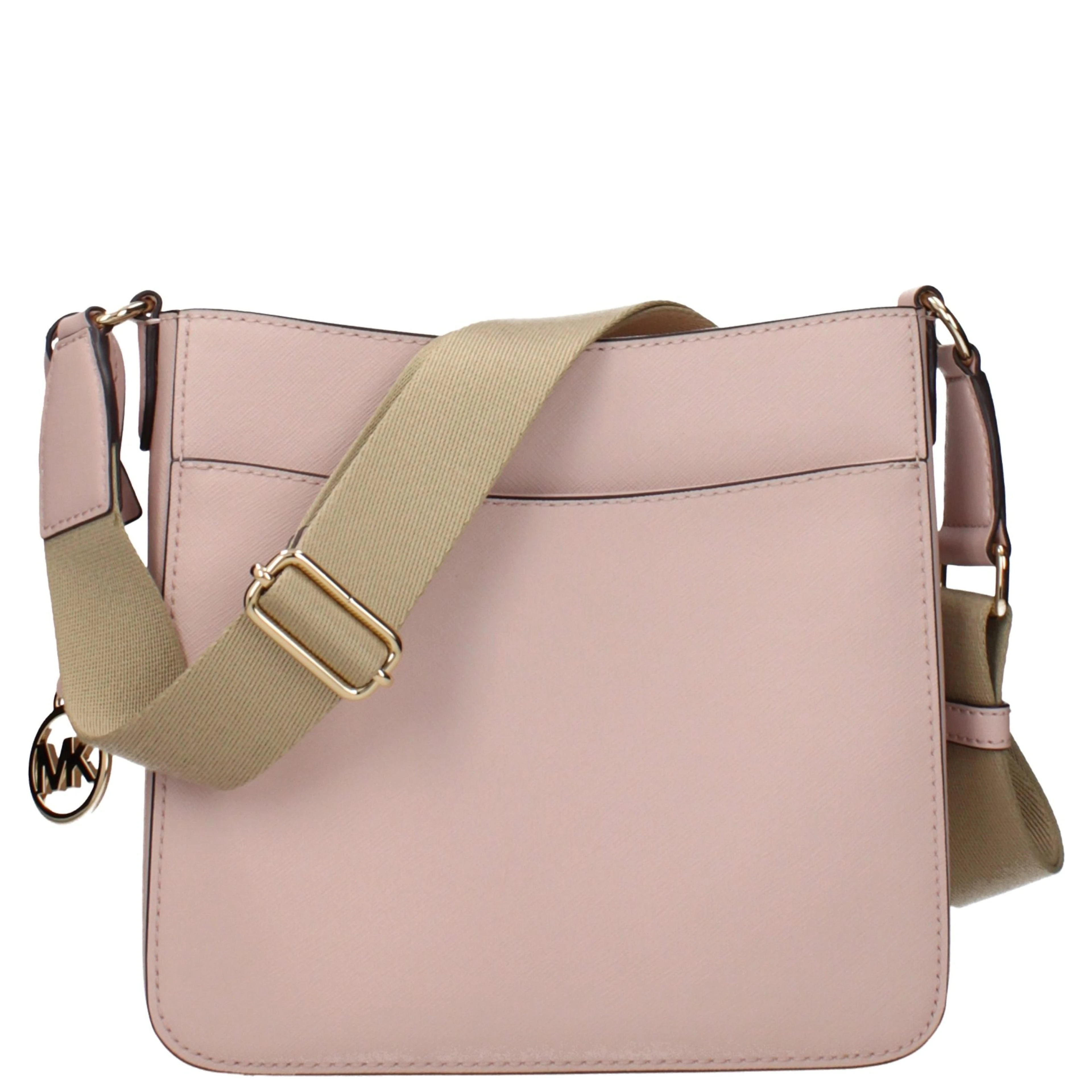 Pink Leather Shoulder Bag