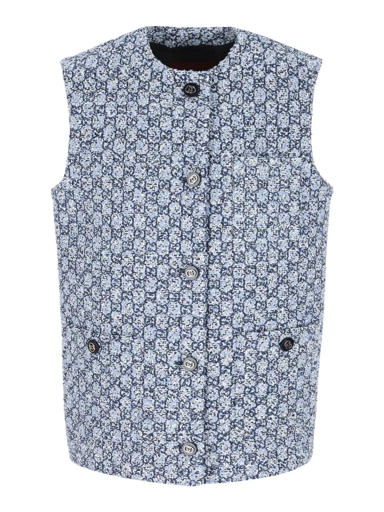 Cotton GG sleeveless vest