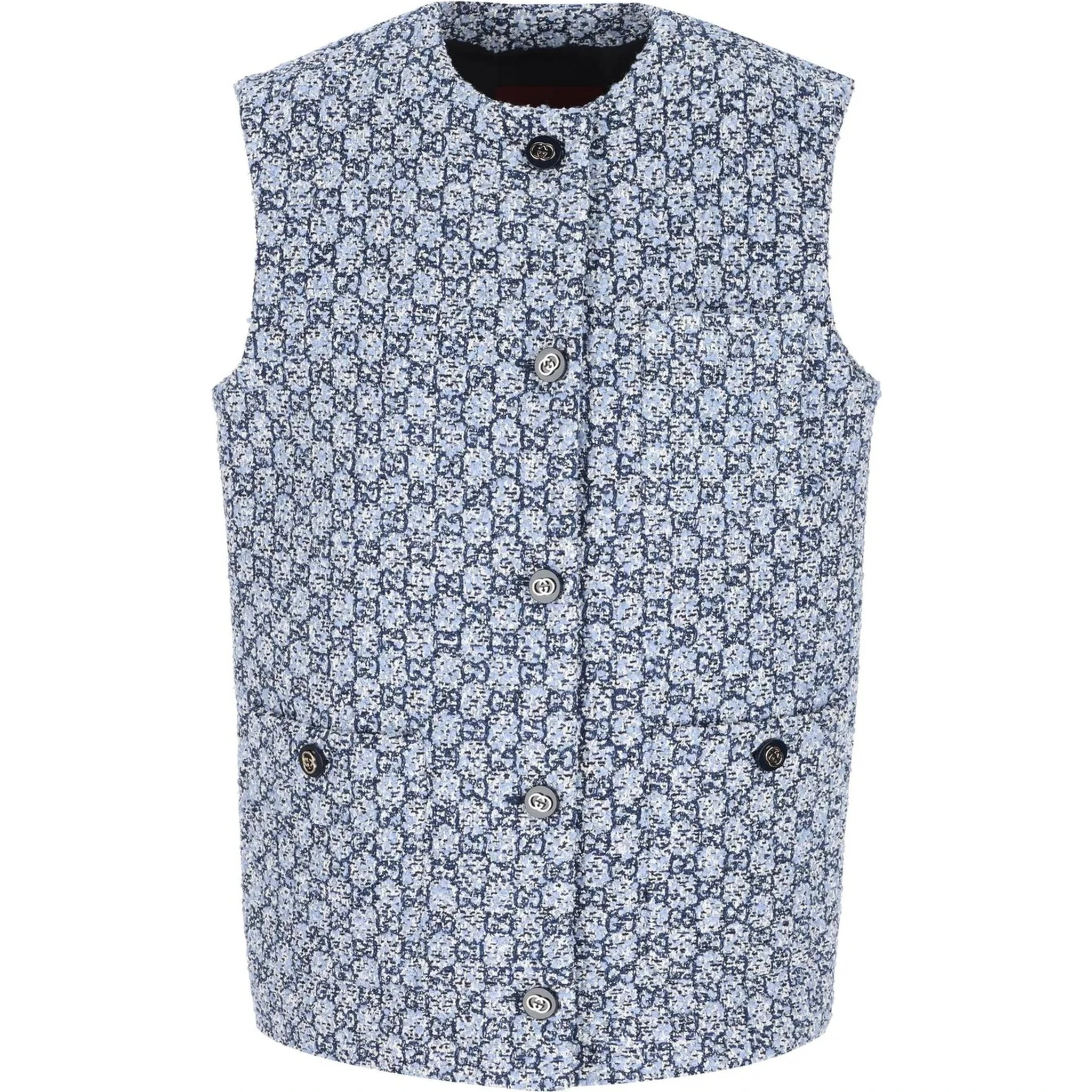 Cotton GG sleeveless vest