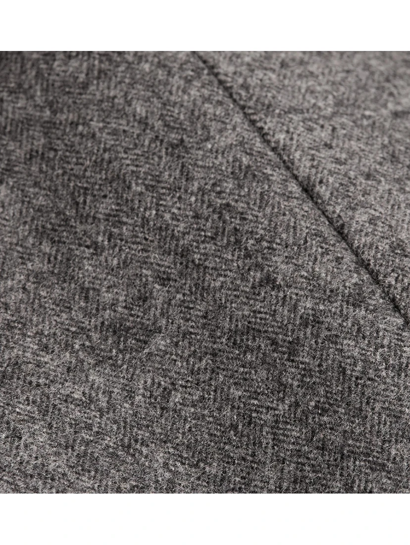 Virgin wool mono breasted blazer jacket