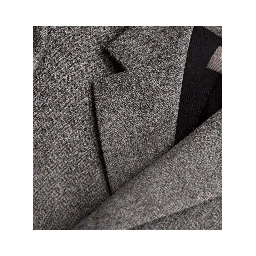 Virgin wool mono breasted blazer jacket