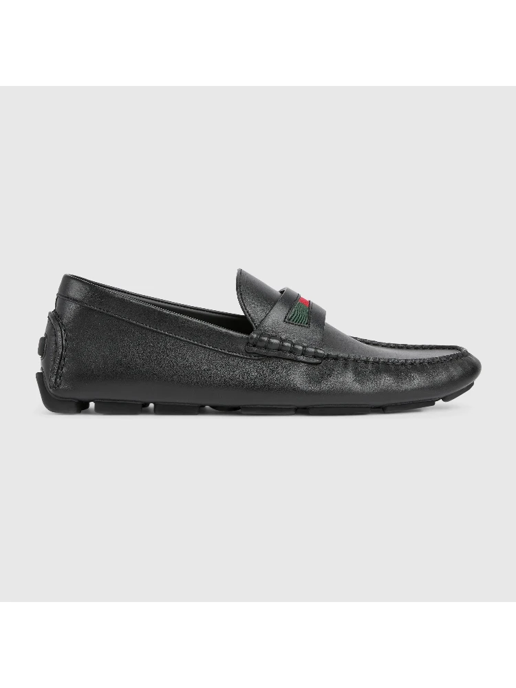 Loafers with web detail