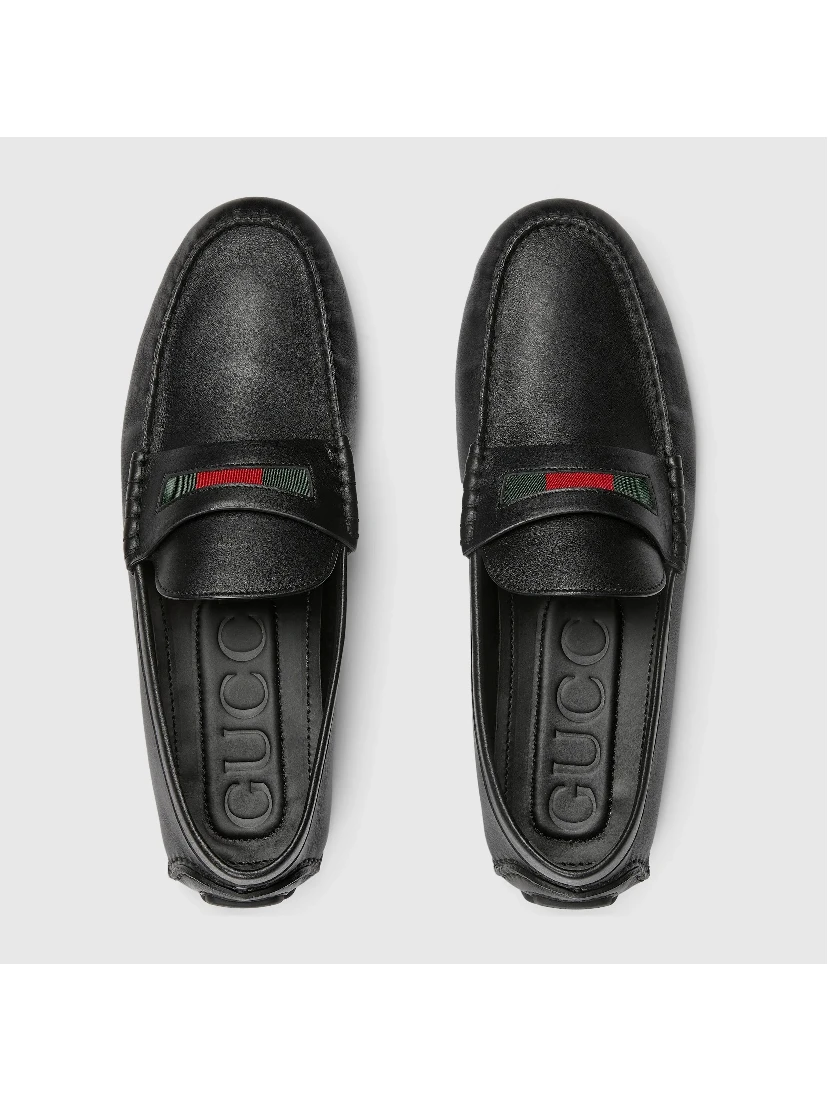 Loafers with web detail