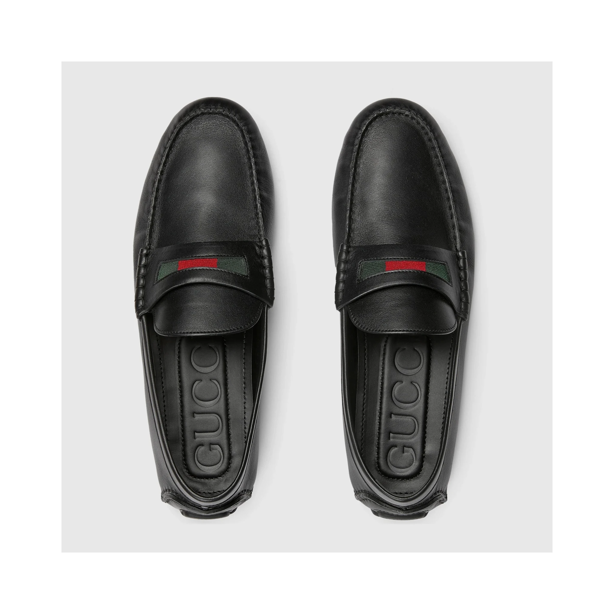 Loafers with web detail