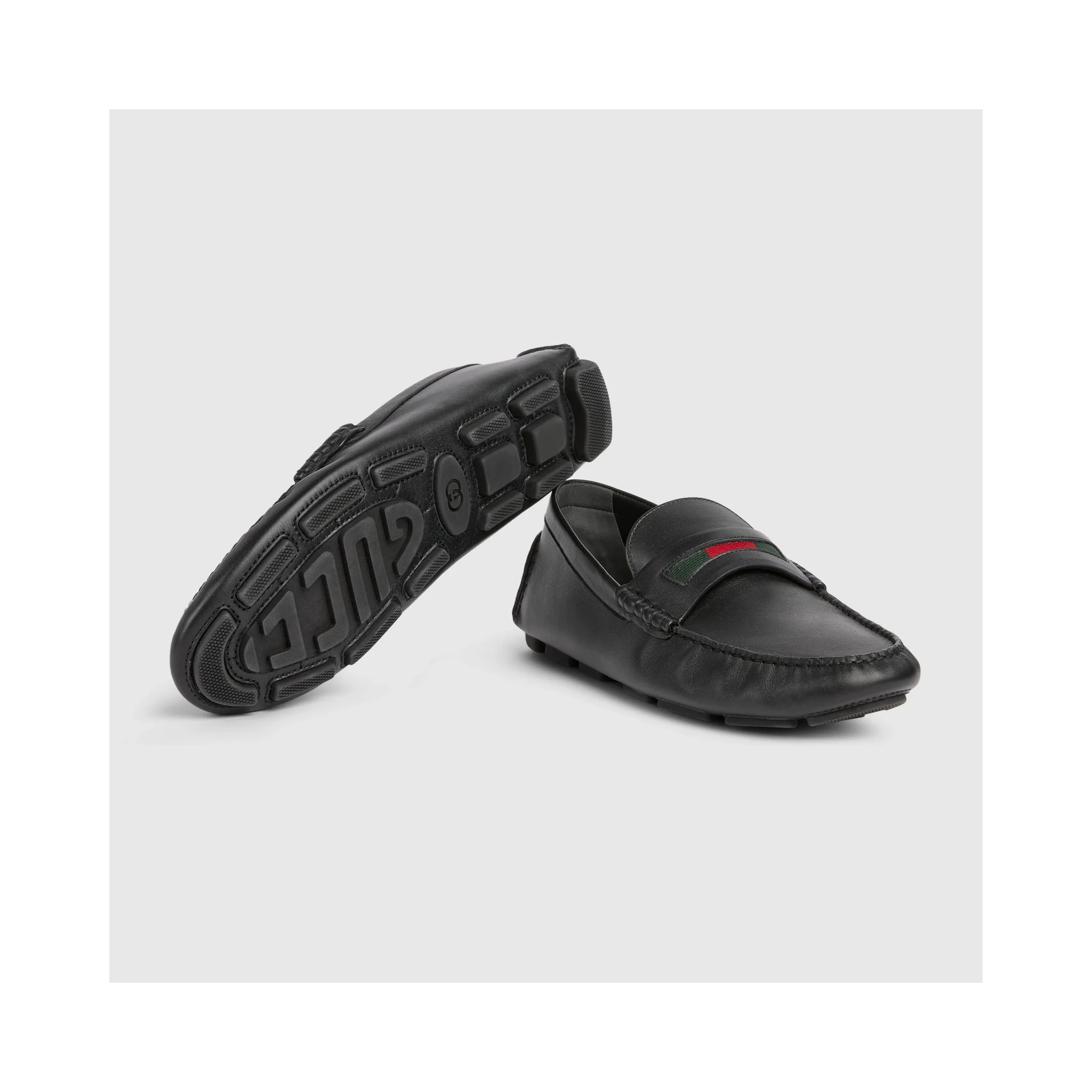 Loafers with web detail