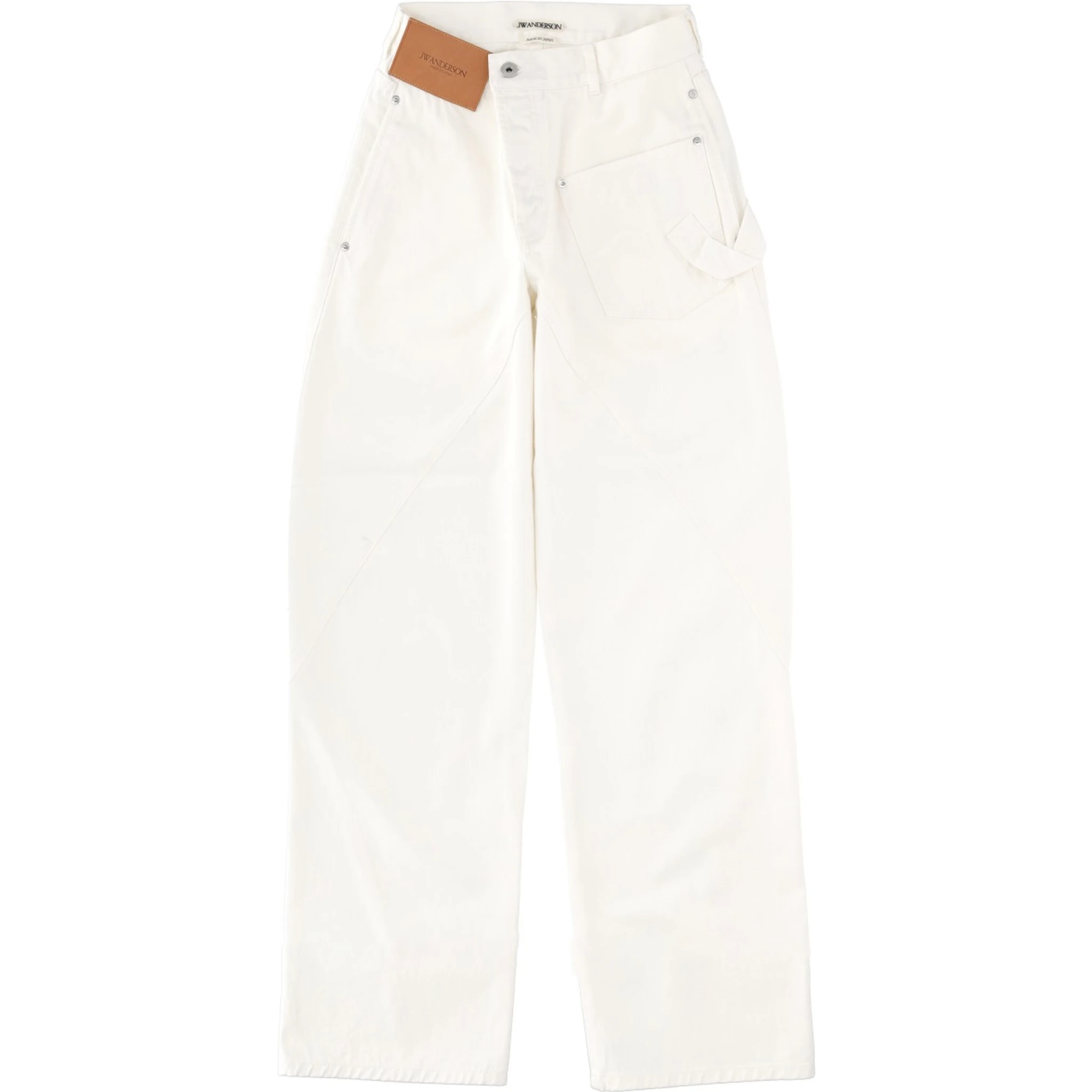 JEANS WITH LOGO PATCH