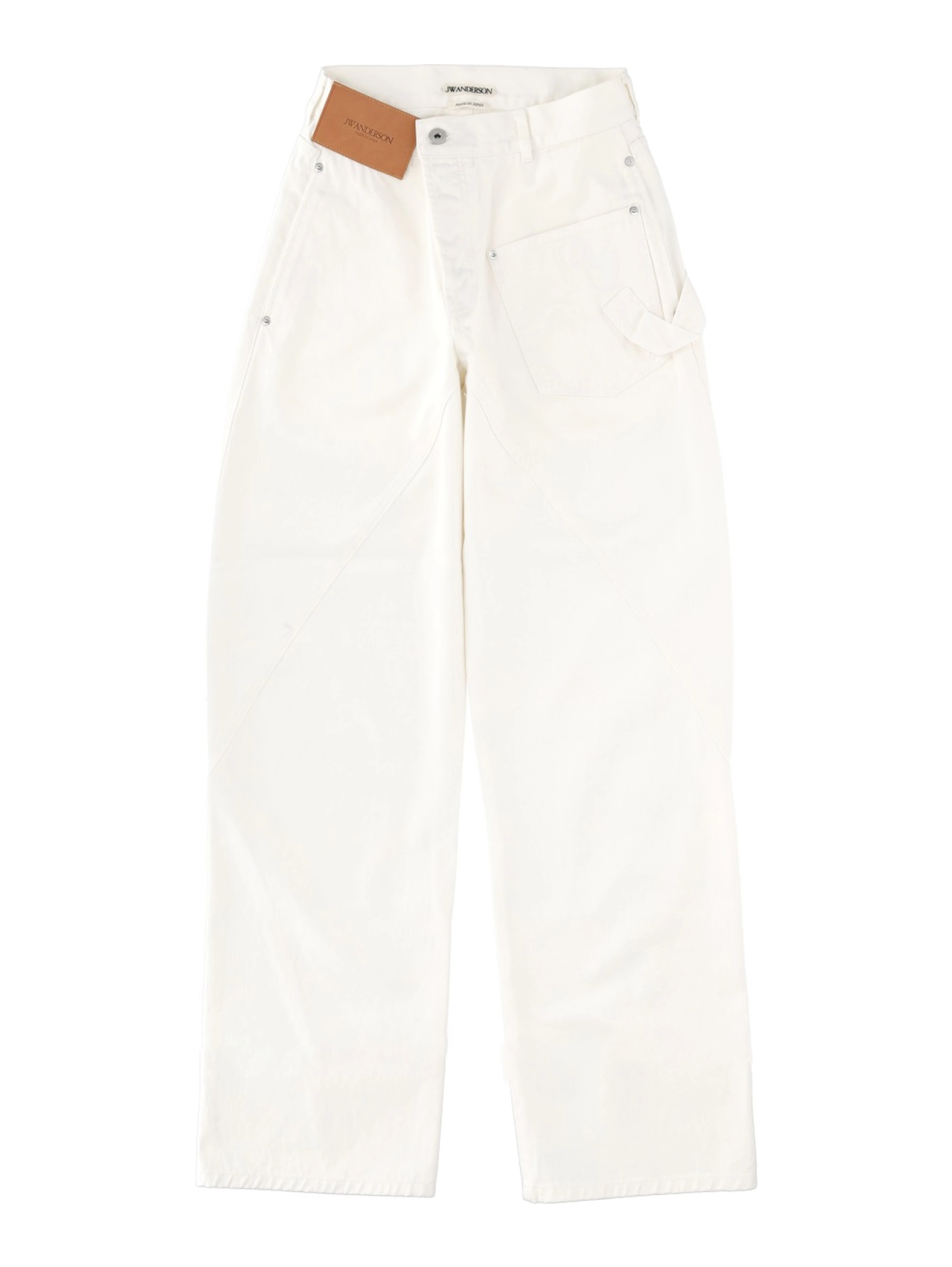JEANS WITH LOGO PATCH
