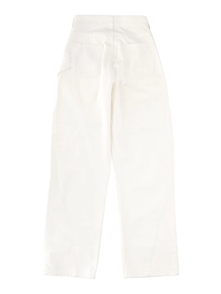 JEANS WITH LOGO PATCH alternative