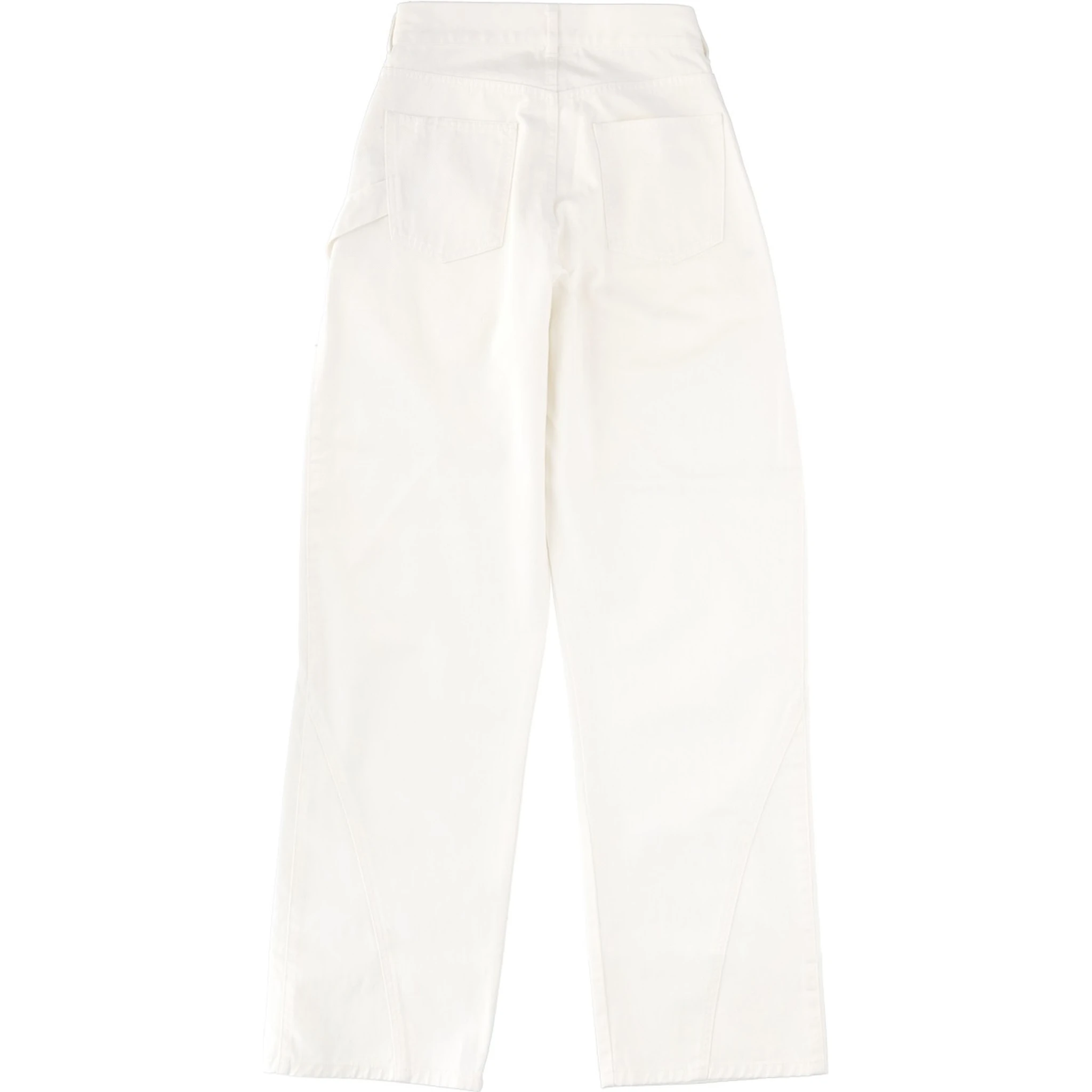 JEANS WITH LOGO PATCH