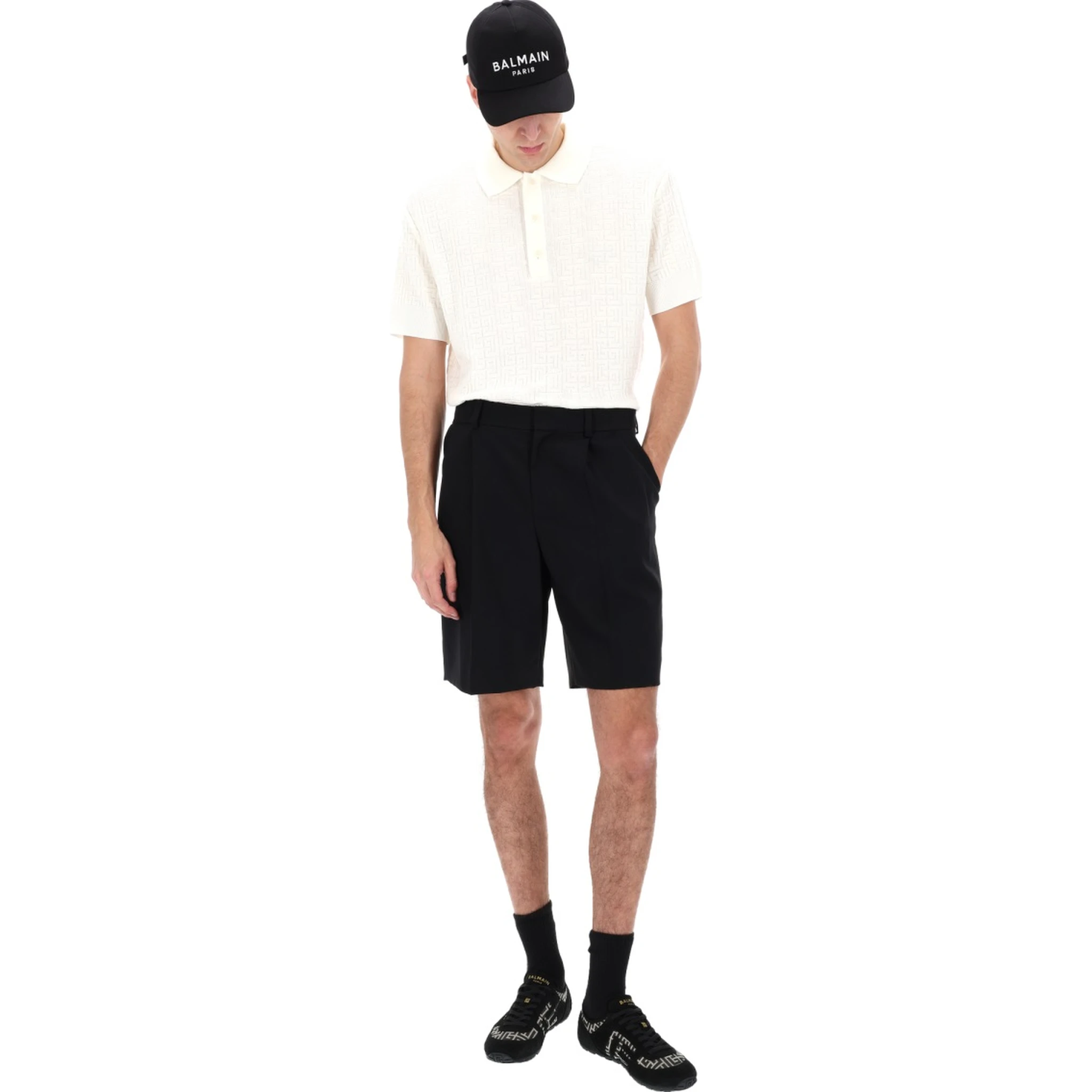 WOOL TAILORED SHORTS