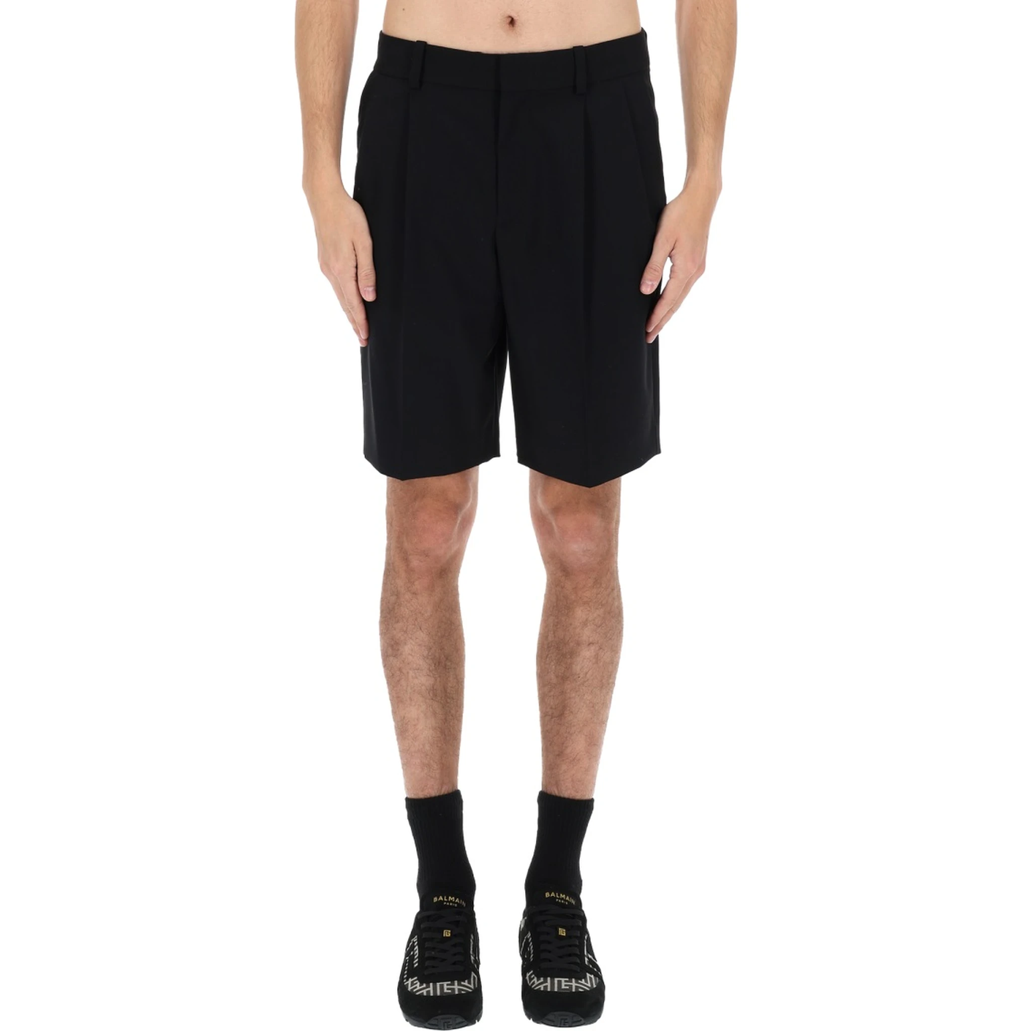 WOOL TAILORED SHORTS