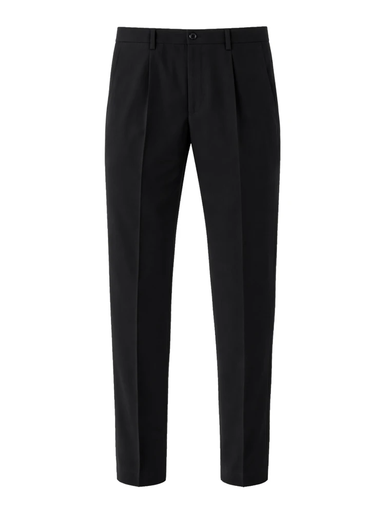 STRAIGHT WOOL PANTS
