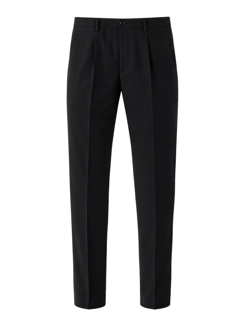 STRAIGHT WOOL PANTS