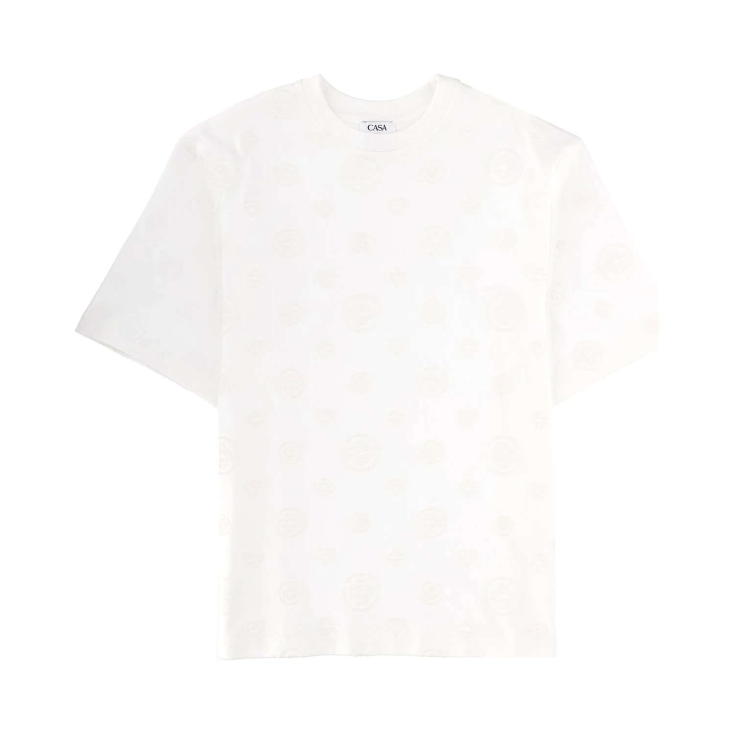 T-SHIRT WITH MONOGRAM DETAILS