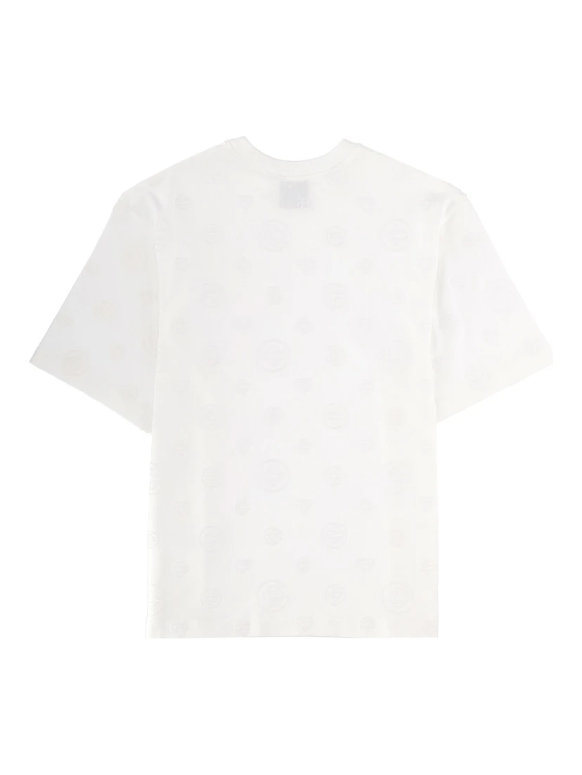 T-SHIRT WITH MONOGRAM DETAILS