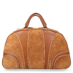SUEDE DUFFLE BAG