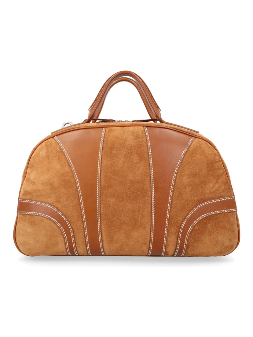 SUEDE DUFFLE BAG