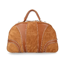 SUEDE DUFFLE BAG