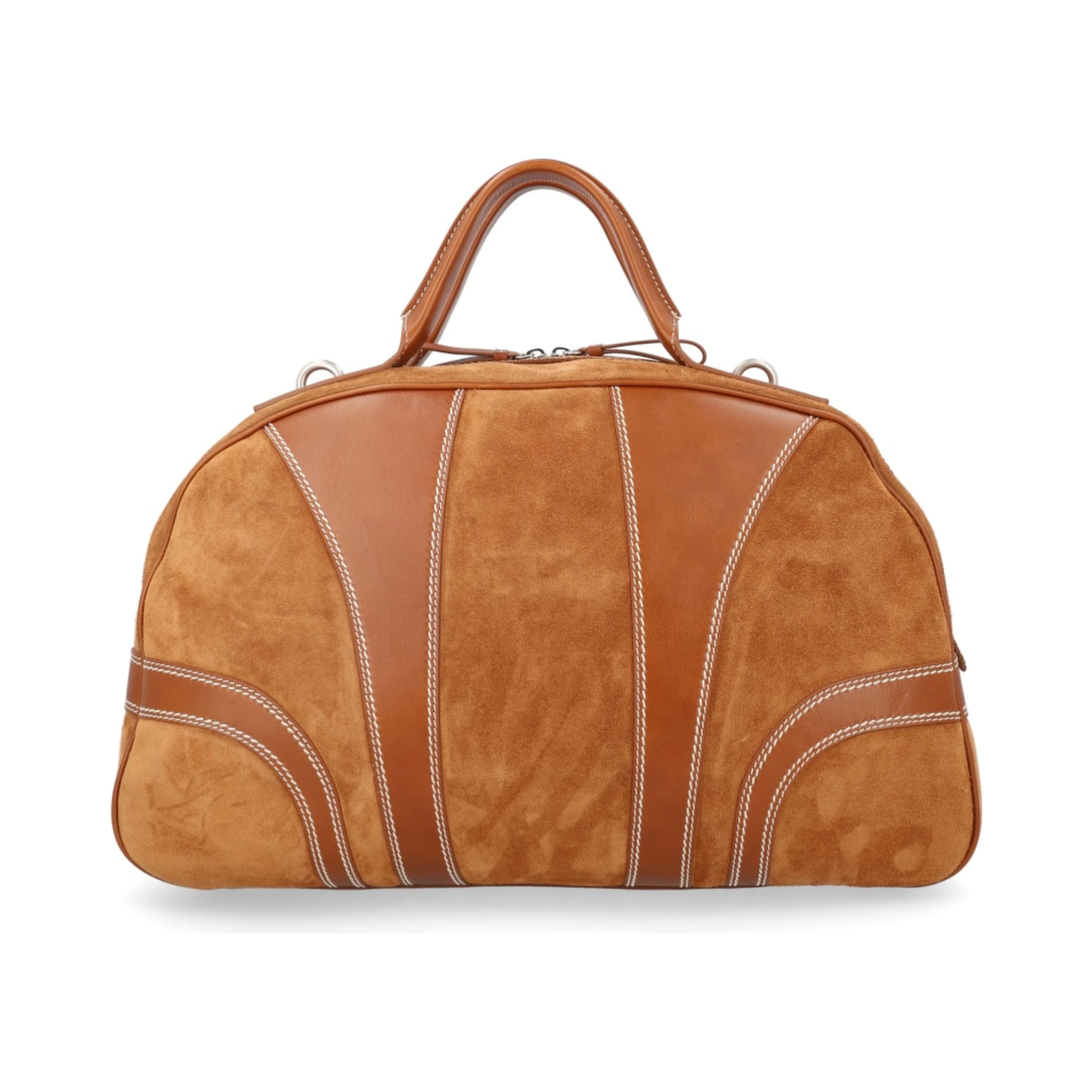 SUEDE DUFFLE BAG